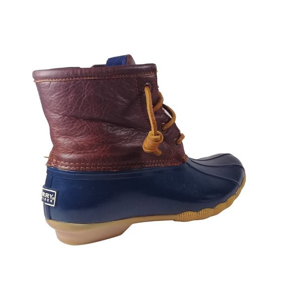 Sperry Saltwater Women's Rubber Waterproof Rain Pop Outsole Duck Boot Size 5 - Picture 6 of 12